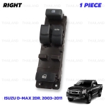 สวิทช์ สวิตช์ กระจกประตู 1 ชิ้น สีดำ สำหรับ Isuzu D-Max 2Dr TFR ปี 2003-2011